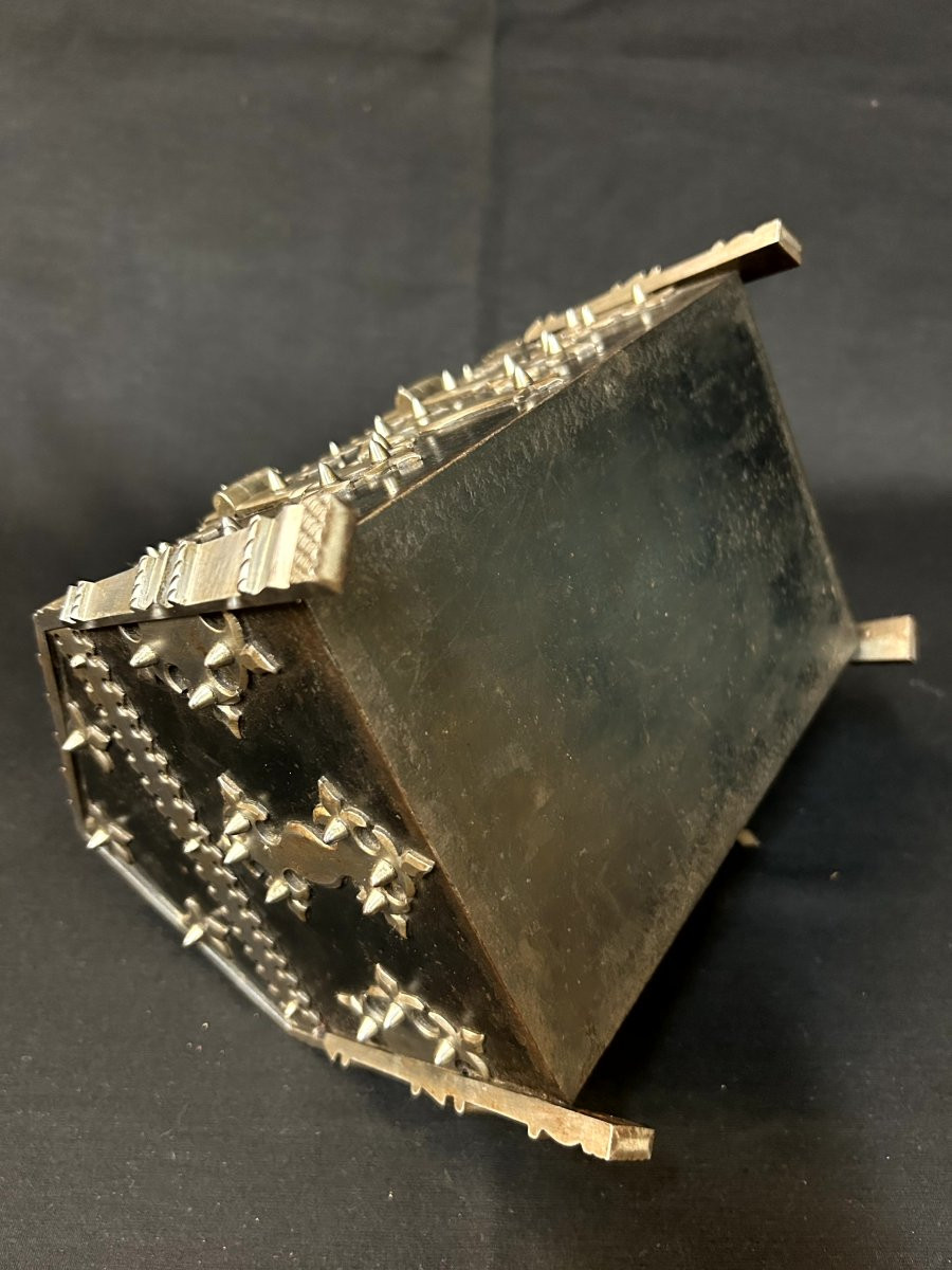 Coffre fort  en fer forgé-photo-3