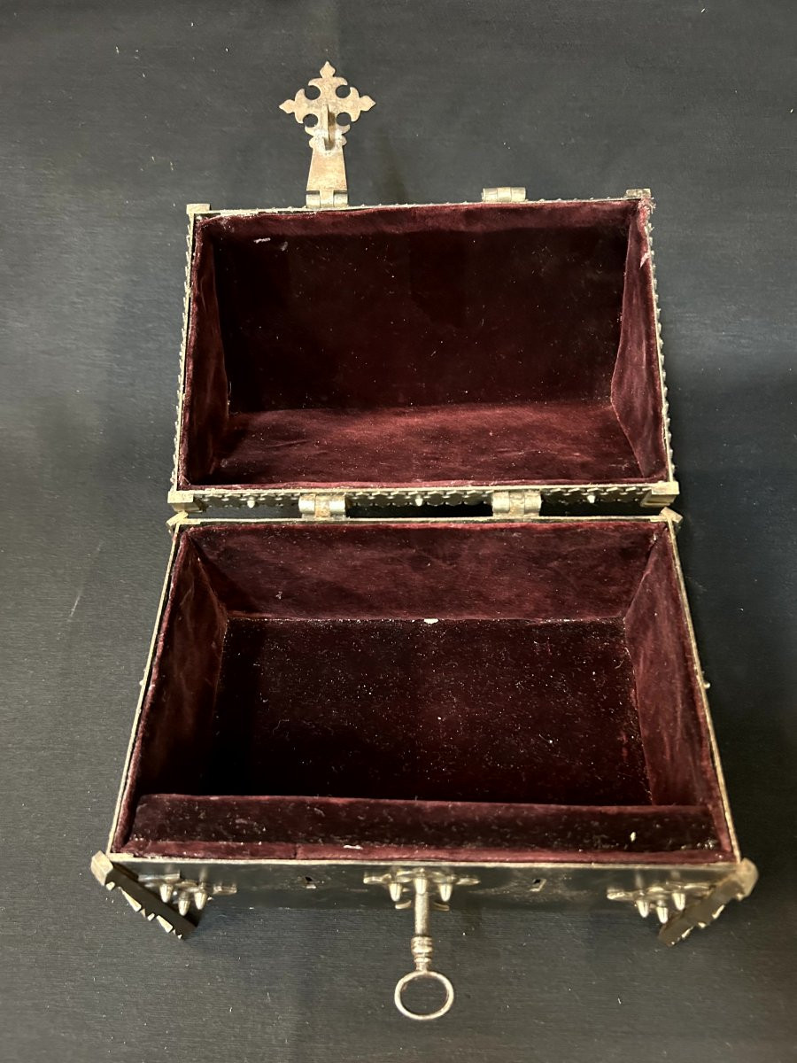 Coffre fort  en fer forgé-photo-4