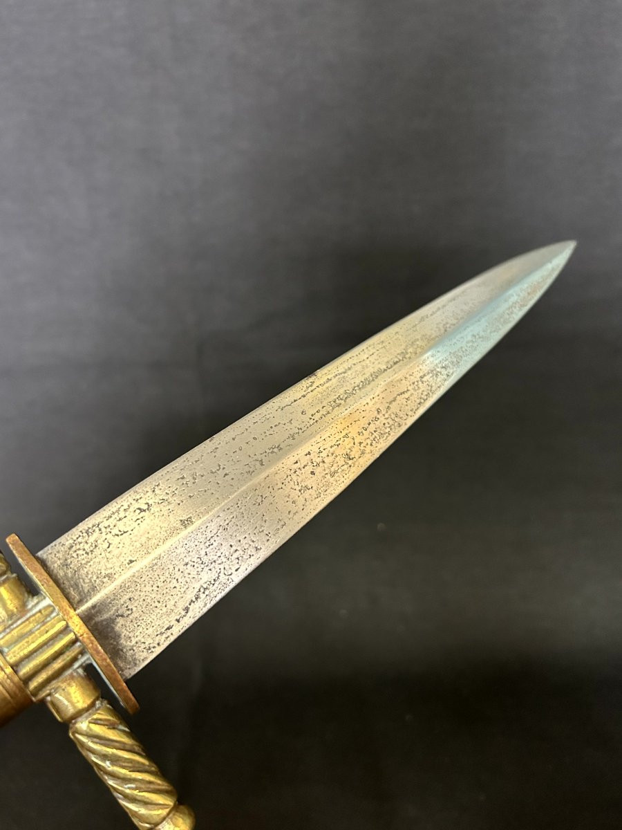 Bayonet à tampon en fer forgé-photo-3