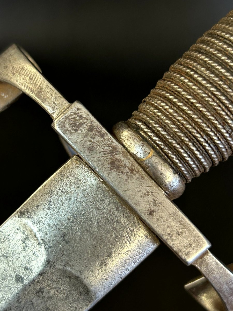 Dague en fer forgé (pour gaucher)-photo-2