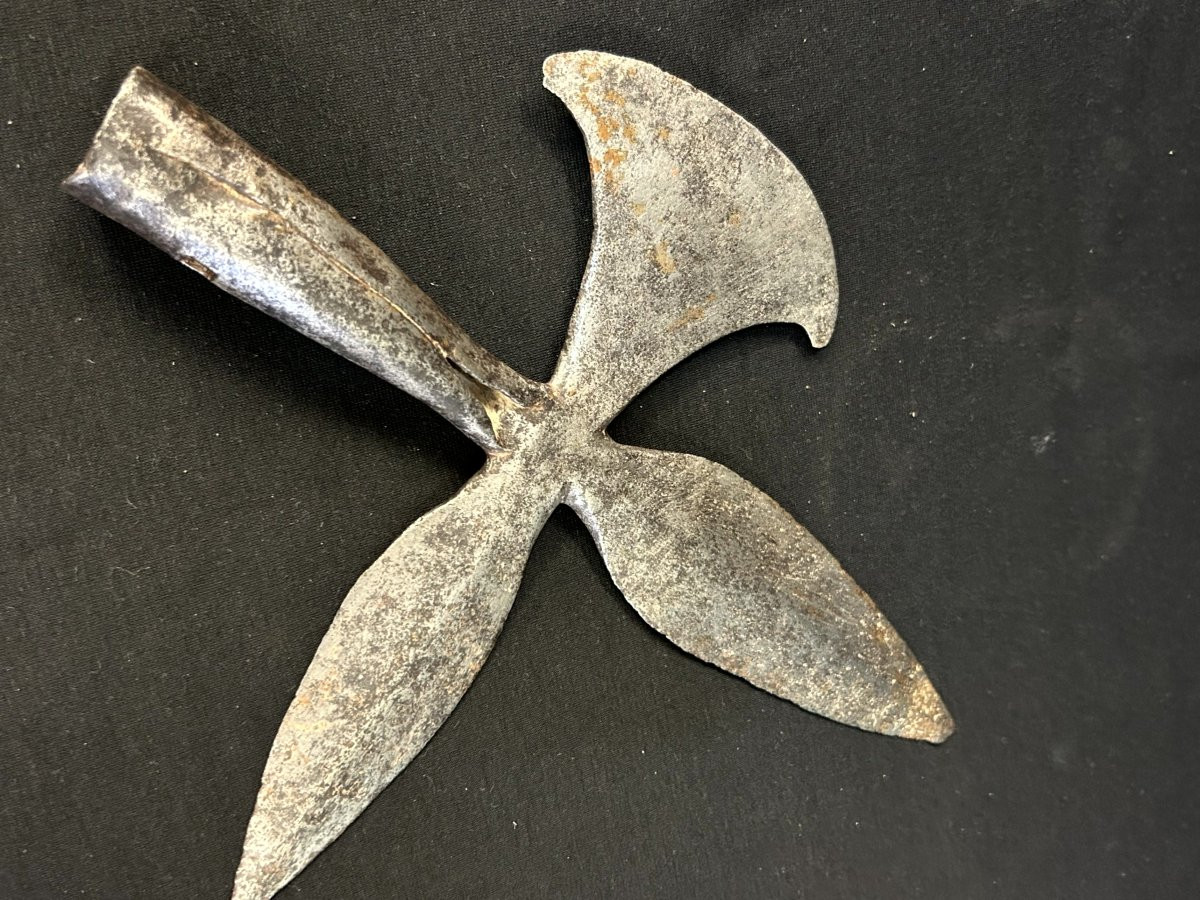 Hallebarde en fer forgé-photo-2