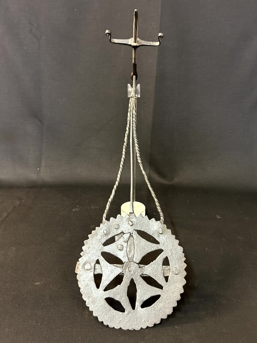 Three Wrought-iron Fireplace Stands-photo-1