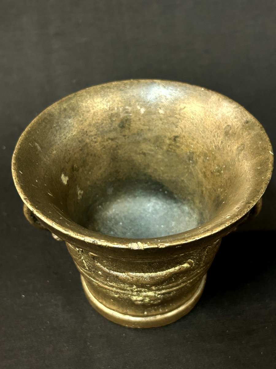 Mortier de pharmacie en bronze-photo-1