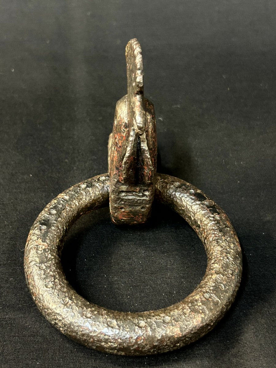 Bague Anneau  décorée en fer forgé -photo-2
