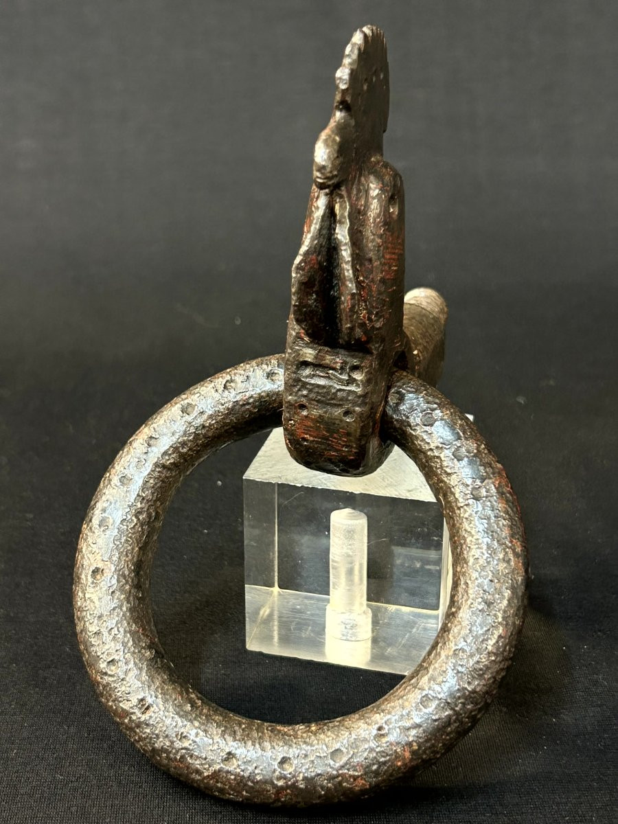 Bague Anneau  décorée en fer forgé -photo-1