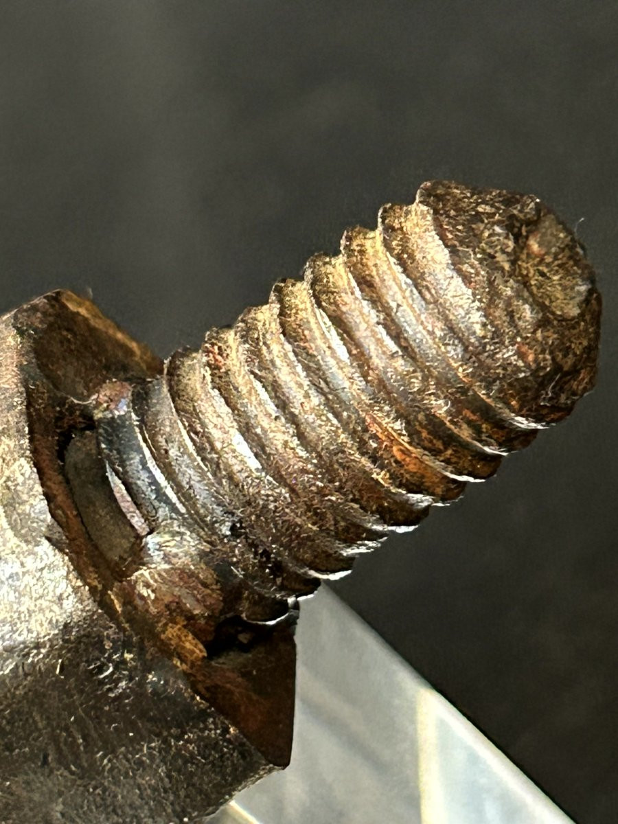 Bague Anneau  décorée en fer forgé -photo-3