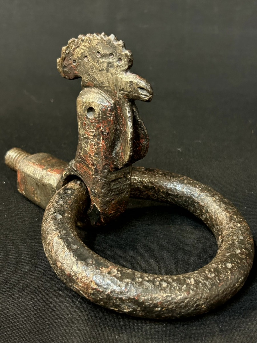 Bague Anneau  décorée en fer forgé 