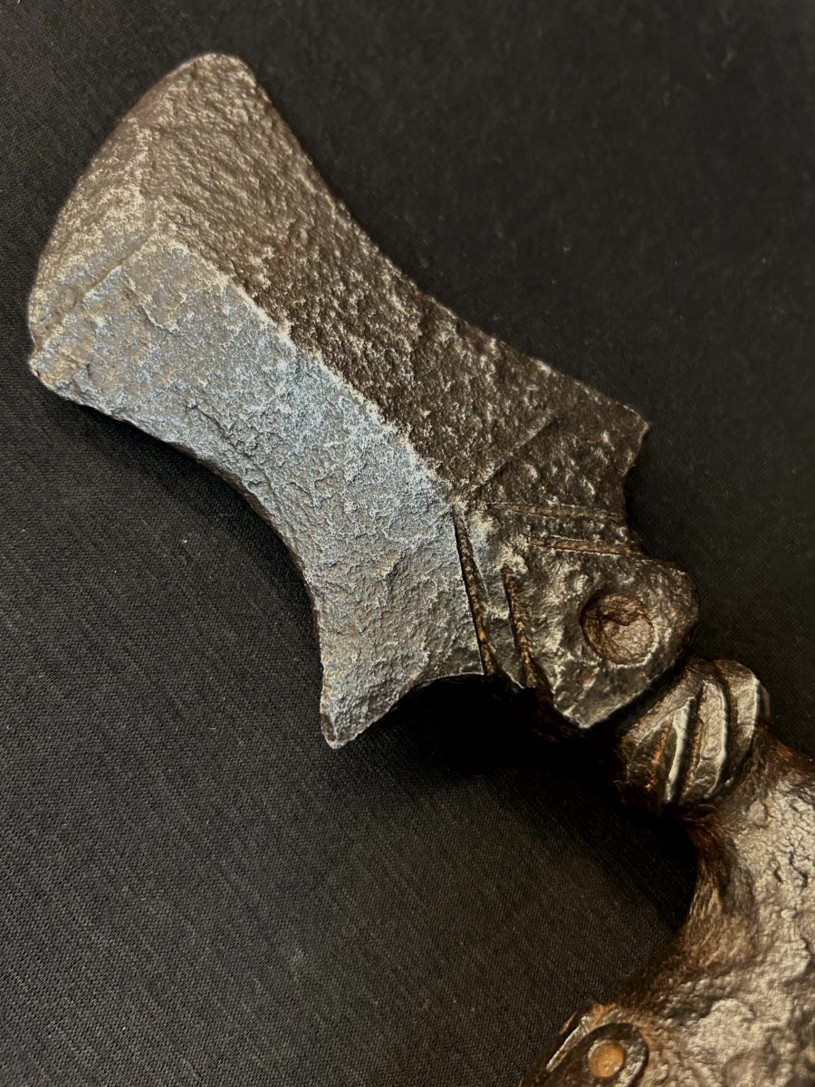 Hammerhead, Forged Iron Battle Axe-photo-2