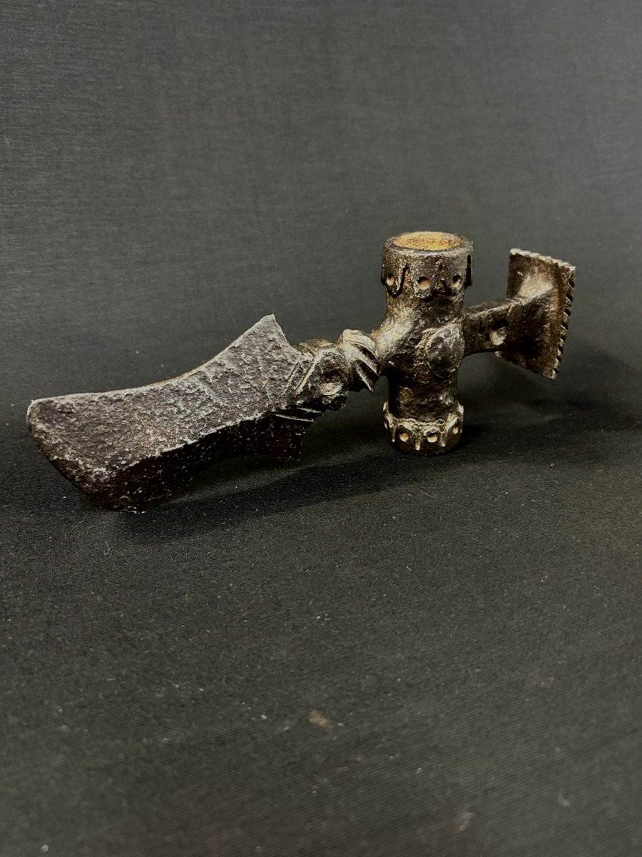 Hammerhead, Forged Iron Battle Axe-photo-4