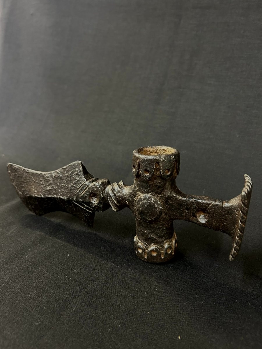 Hammerhead, Forged Iron Battle Axe-photo-1