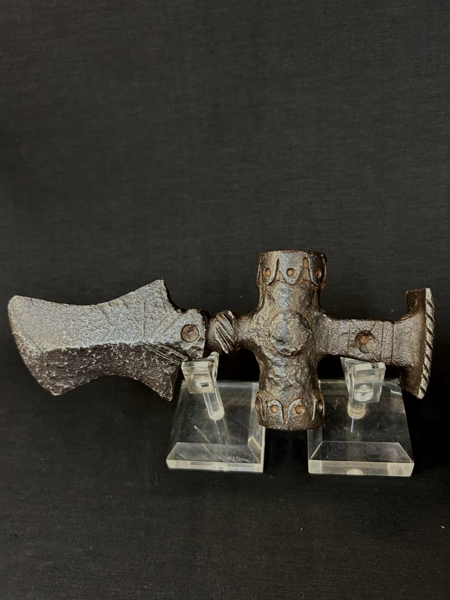 Hammerhead, Forged Iron Battle Axe-photo-2