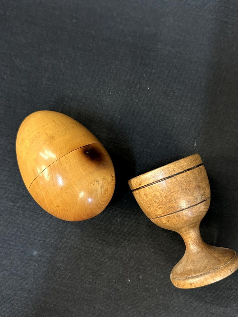 Œuf multiple démontable en bois-photo-2