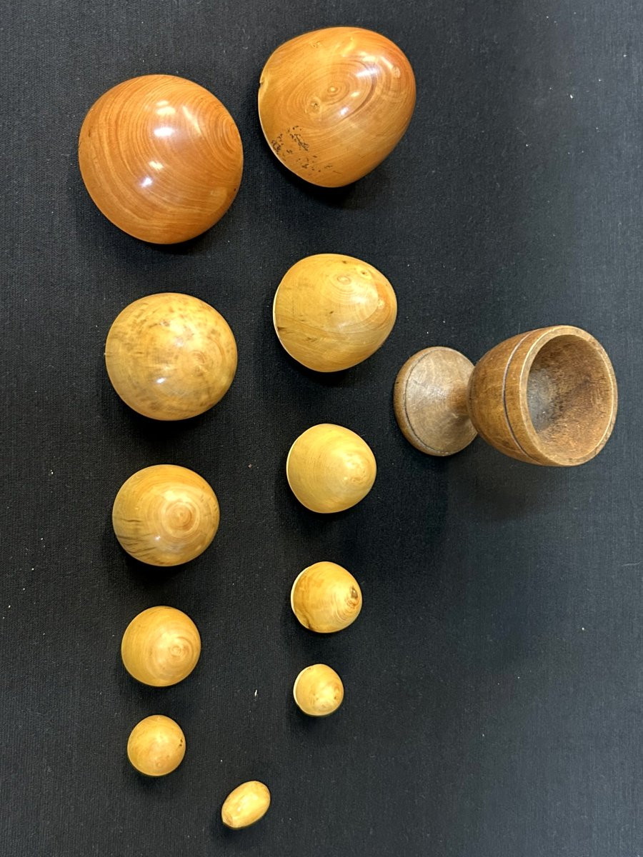 Œuf multiple démontable en bois-photo-3