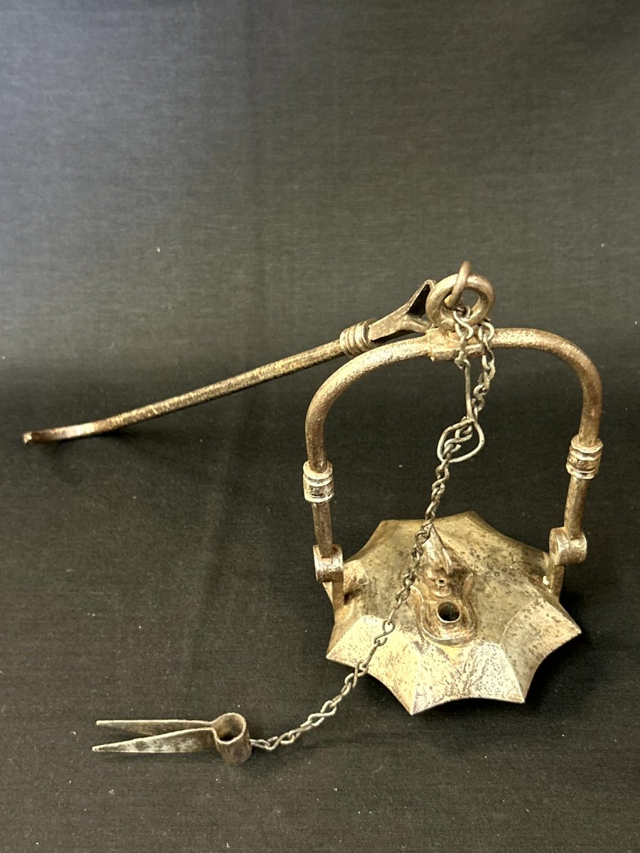Wrought-iron Oil Lamp-photo-2