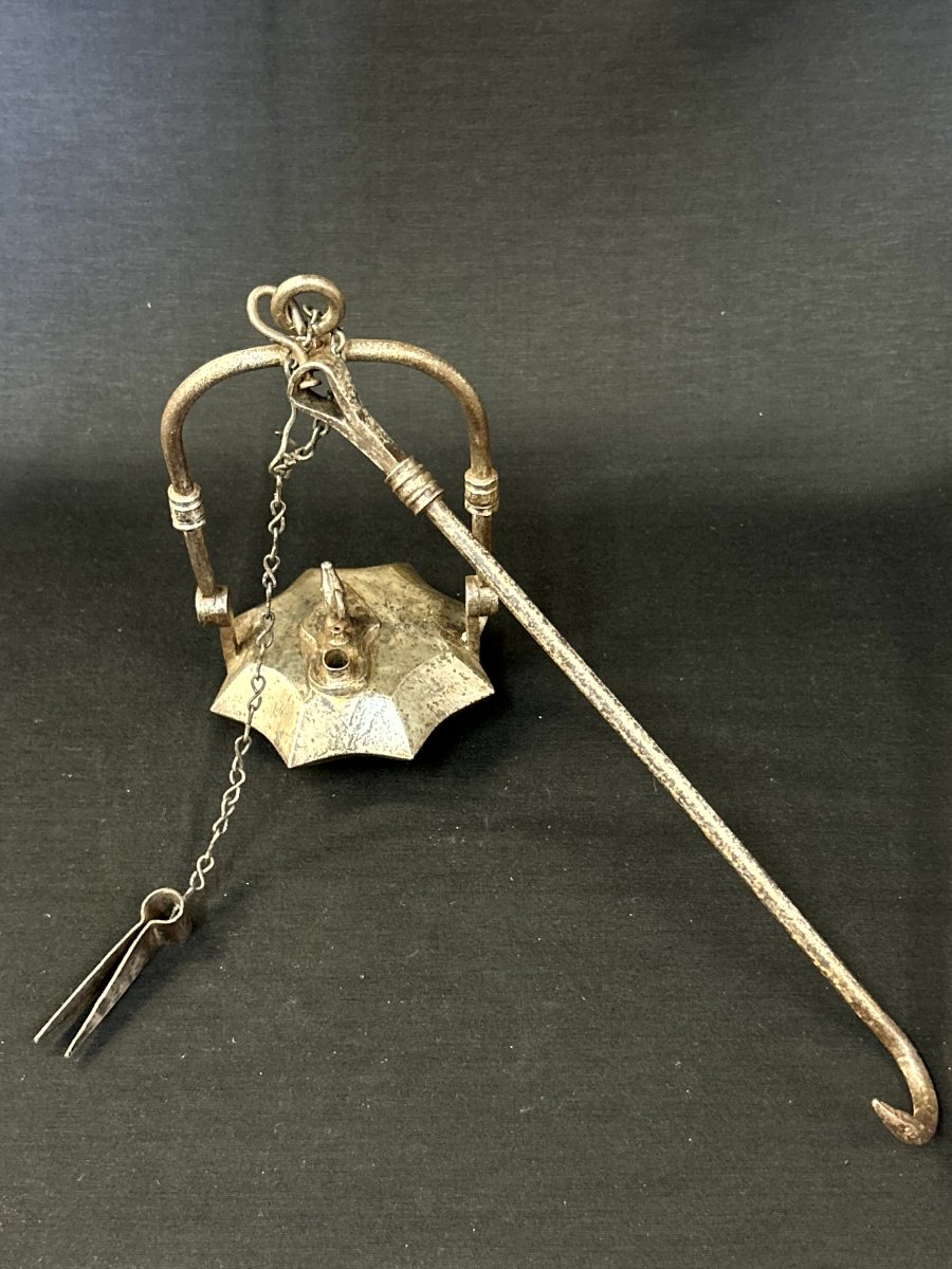 Wrought-iron Oil Lamp