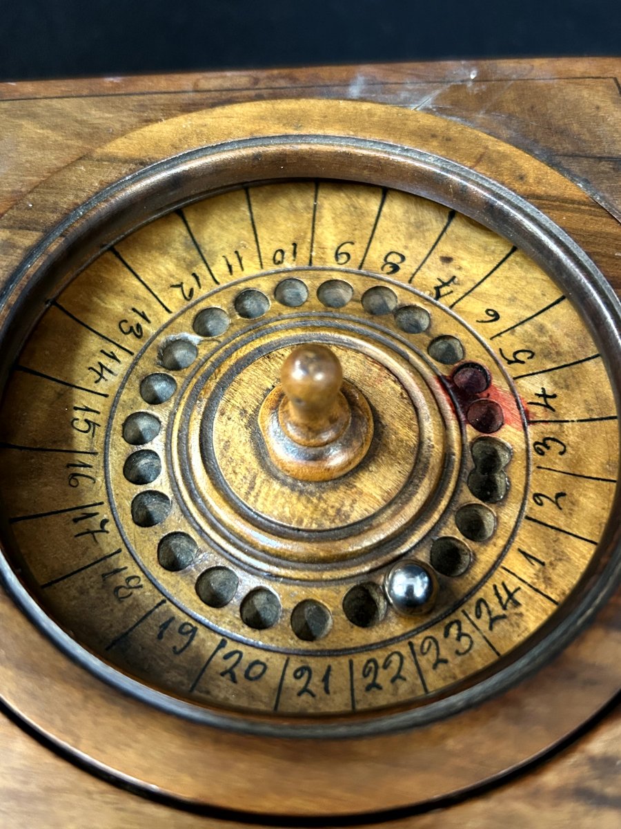 Portable Wooden Roulette Game-photo-3