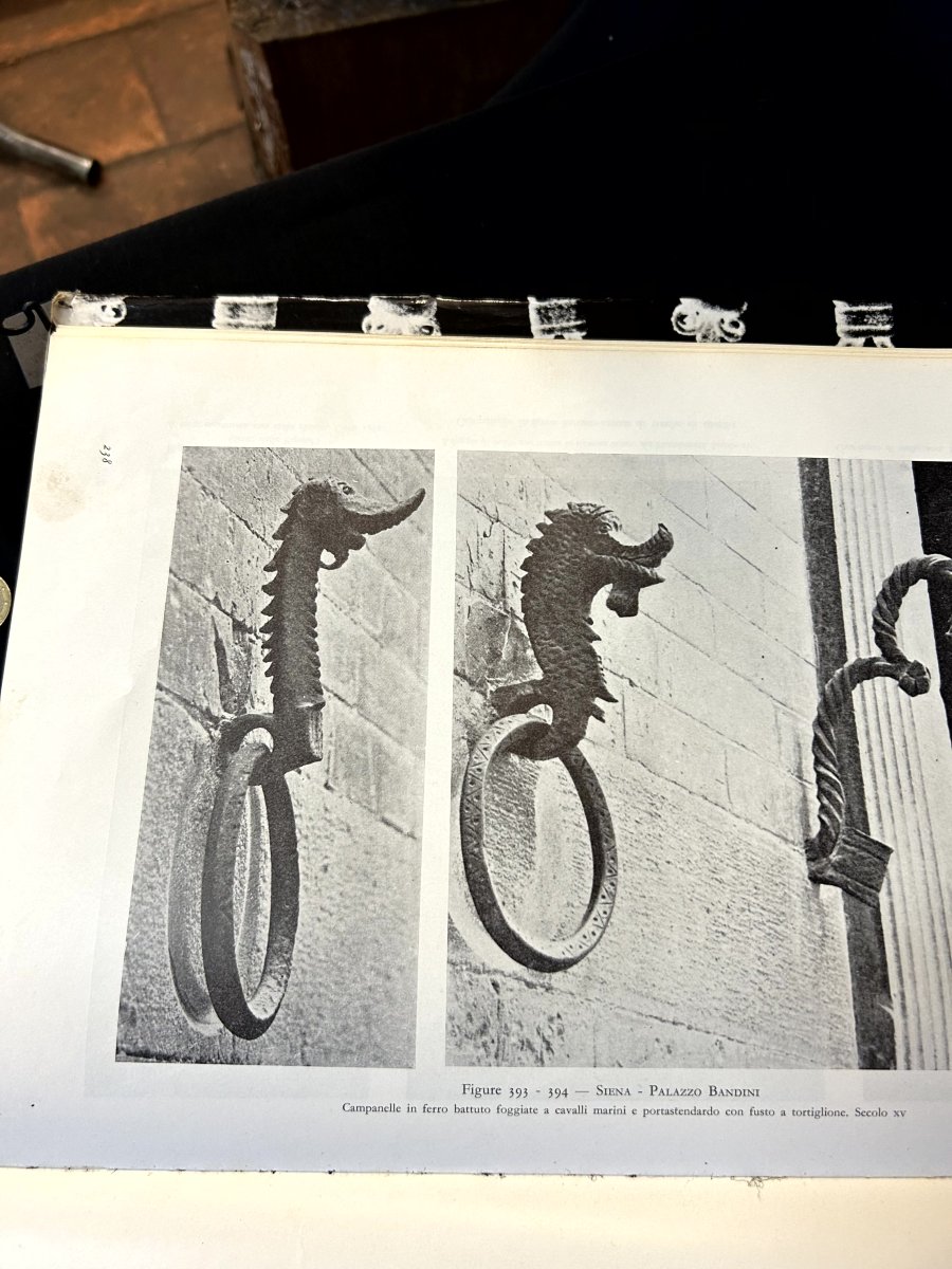 Pair Of Wrought Iron Rings-photo-6