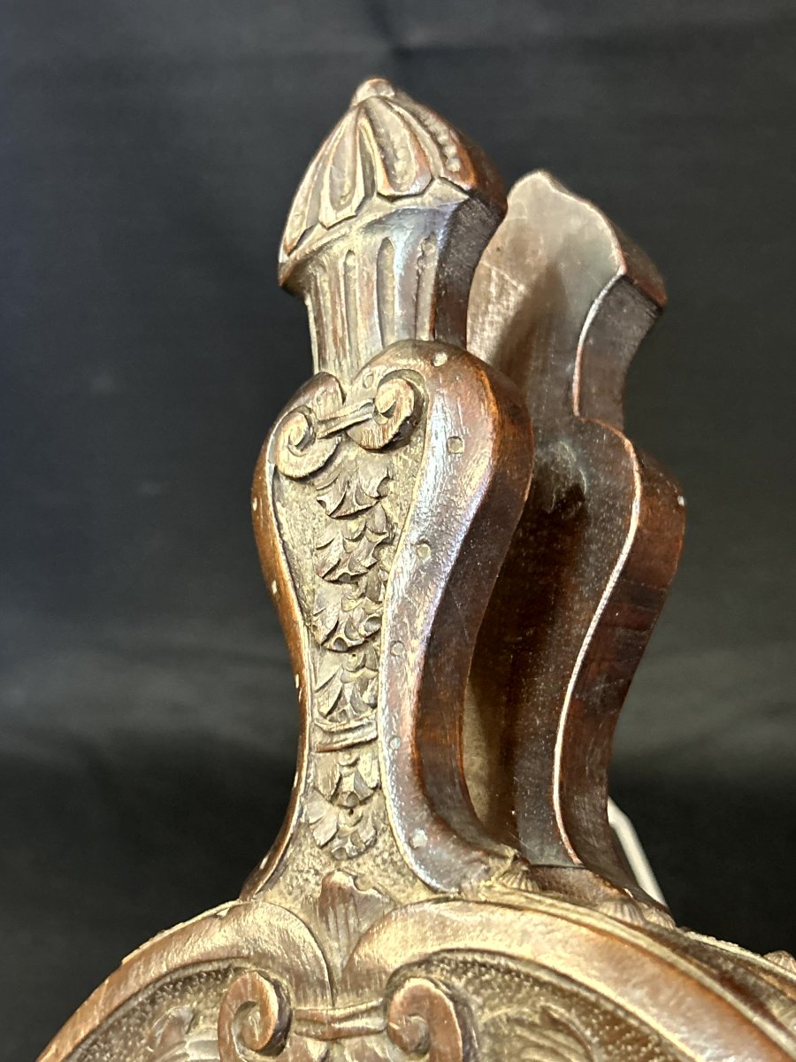 Pare-fumée en bois pour cheminée-photo-3