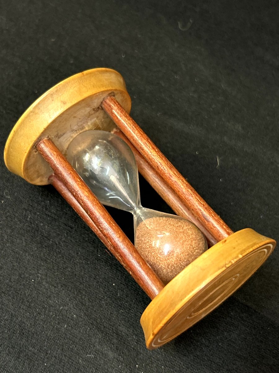 Small Wooden Hourglass-photo-2