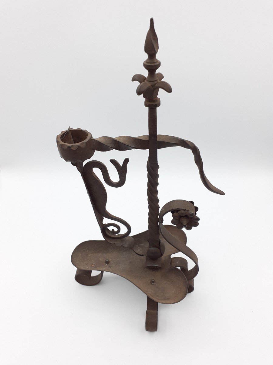 Wrought Iron Candle Holder-photo-1