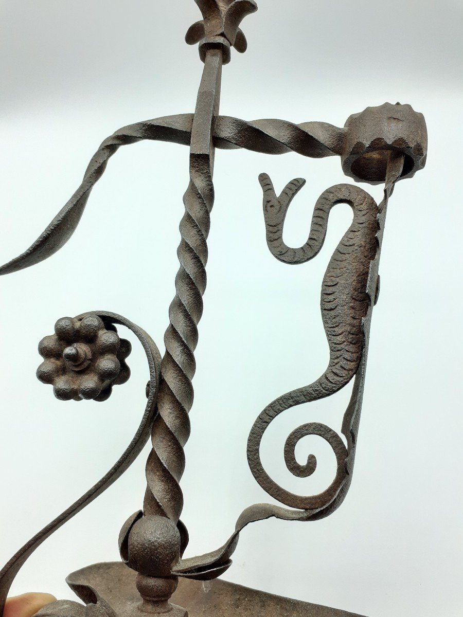 Wrought Iron Candle Holder-photo-7
