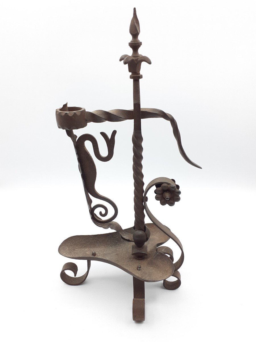 Wrought Iron Candle Holder