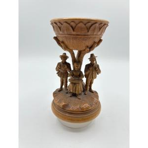 Sculpture en bois d'art populaire