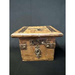 Walnut Alms Box