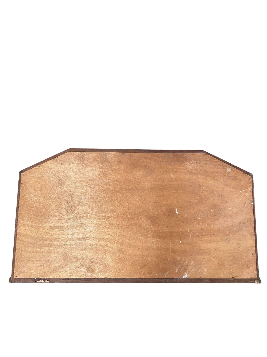Large Art Deco Mirror Made Of Solid Wood - 120x65 Cm-photo-1