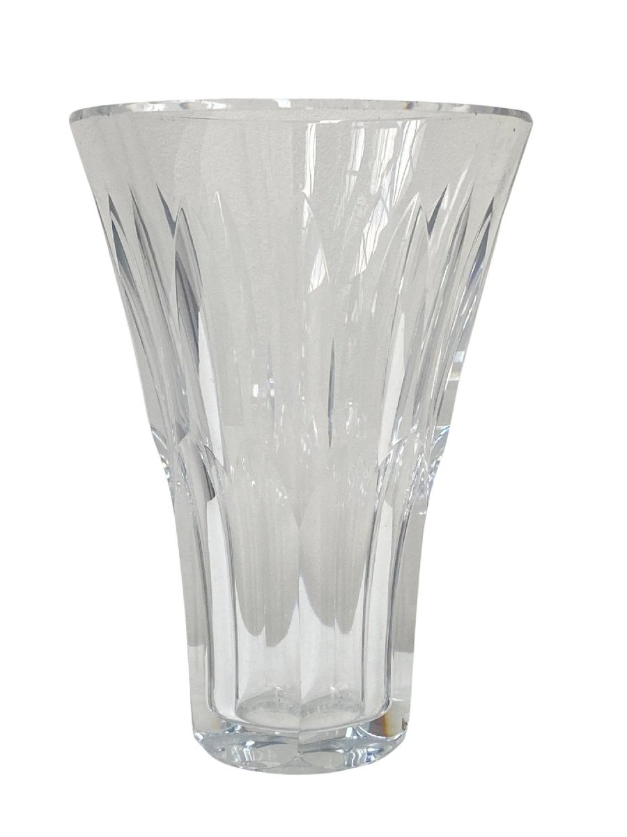 Vase en Cristal Baccarat - Modèle PAULINE - Fin XXème - 19cm-photo-2