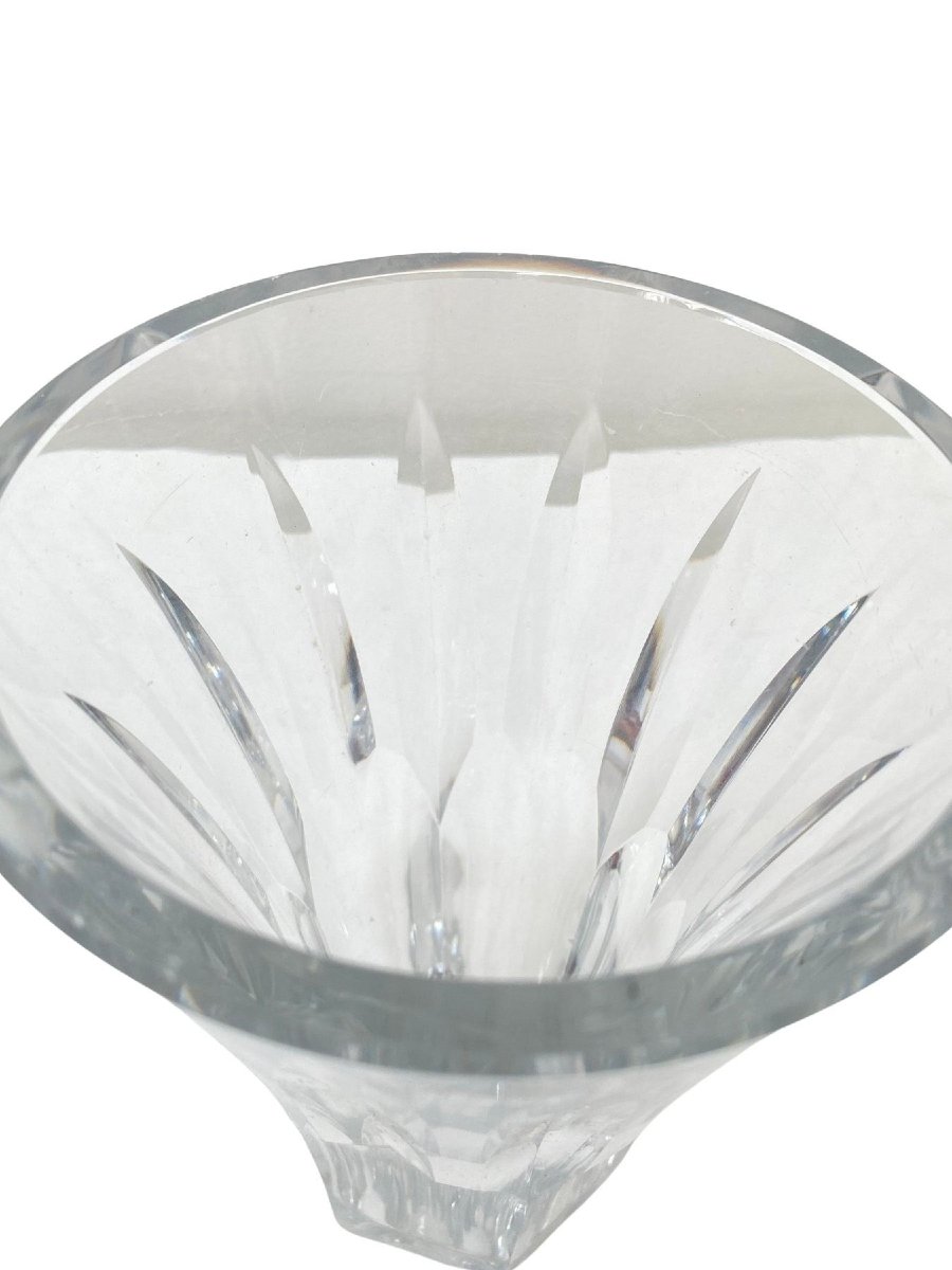 Vase en Cristal Baccarat - Modèle PAULINE - Fin XXème - 19cm-photo-3