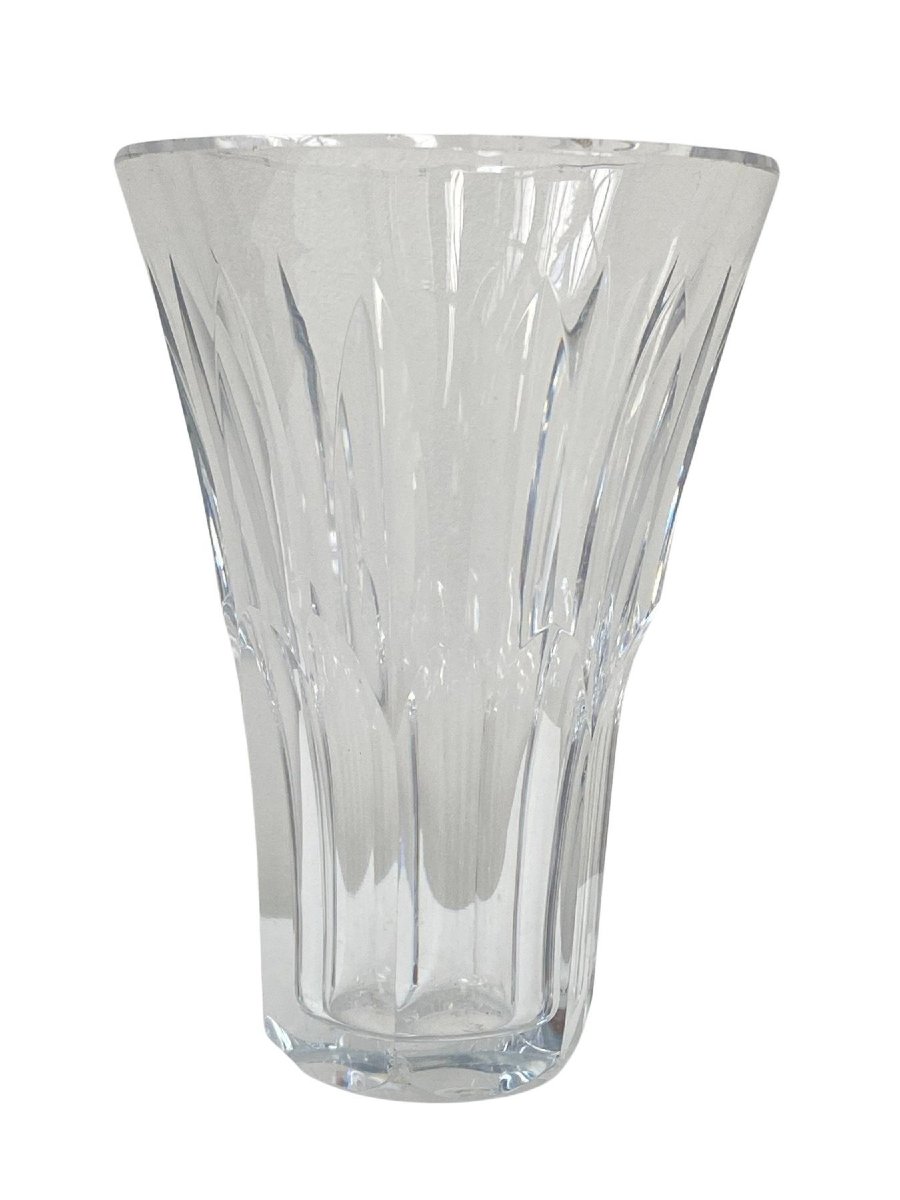 Vase en Cristal Baccarat - Modèle PAULINE - Fin XXème - 19cm