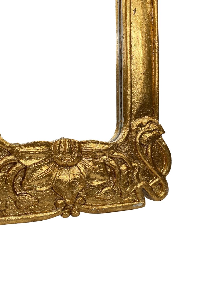 Art Nouveau-style Wall Mirror - 1970 - 40x70 Cm-photo-3
