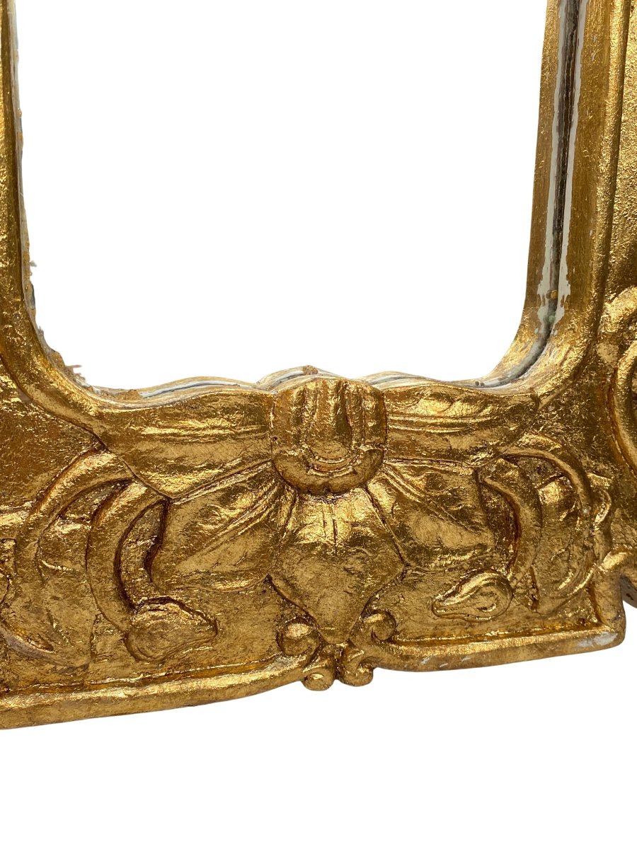 Art Nouveau-style Wall Mirror - 1970 - 40x70 Cm-photo-5