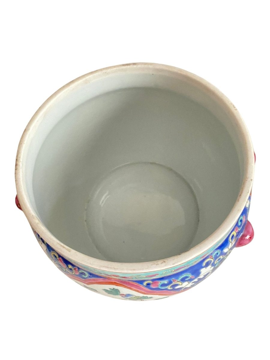 Lidded Chinese Porcelain Vase, Early 20th Century, Height 22 Cm-photo-2