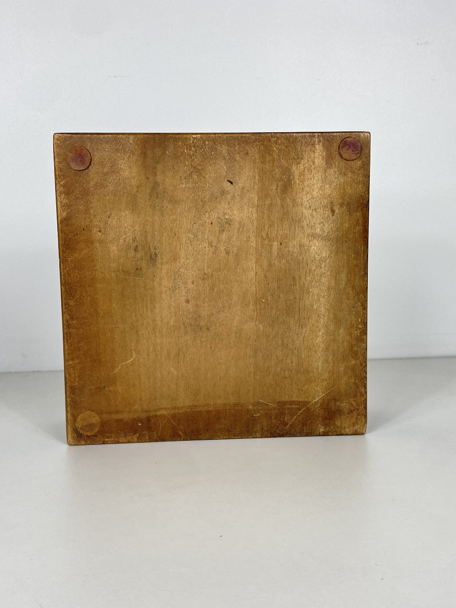 Napoleon III Marquetry Box, 20x8x20 Cm—19th Century-photo-4