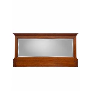 Miroir Art Déco en Marqueterie - 90cm x 47cm