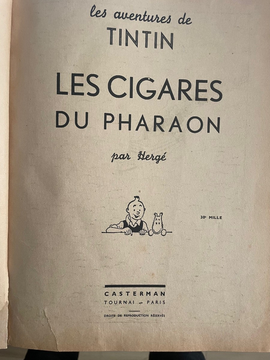 TINTIN LES CIGARES DU PHARAON-photo-3