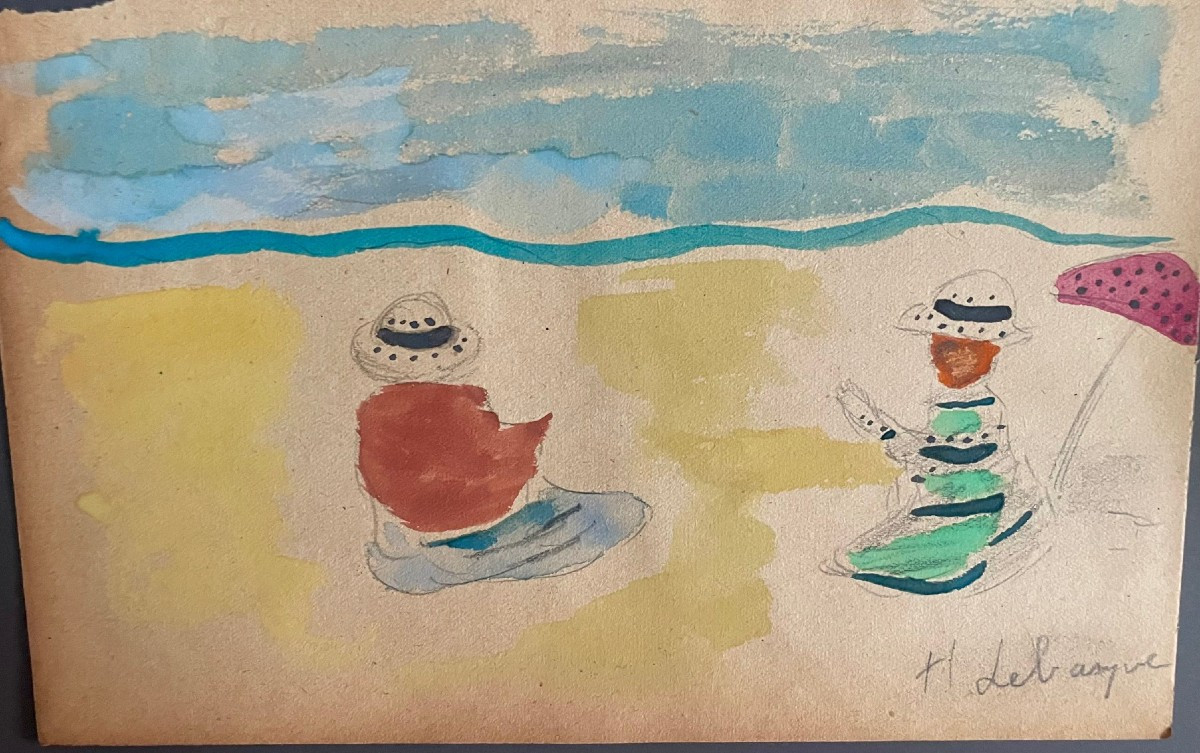 TOURISTES SUR LA PLAGE