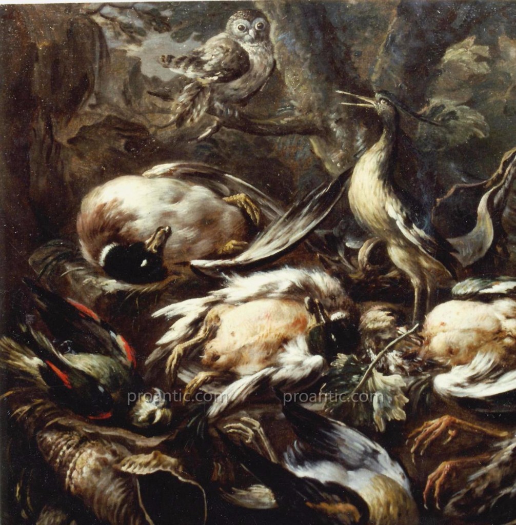 Dipinto Ad Olio Su Tela Di Felice Boselli  'natura Morta Con Paesaggio' -photo-2