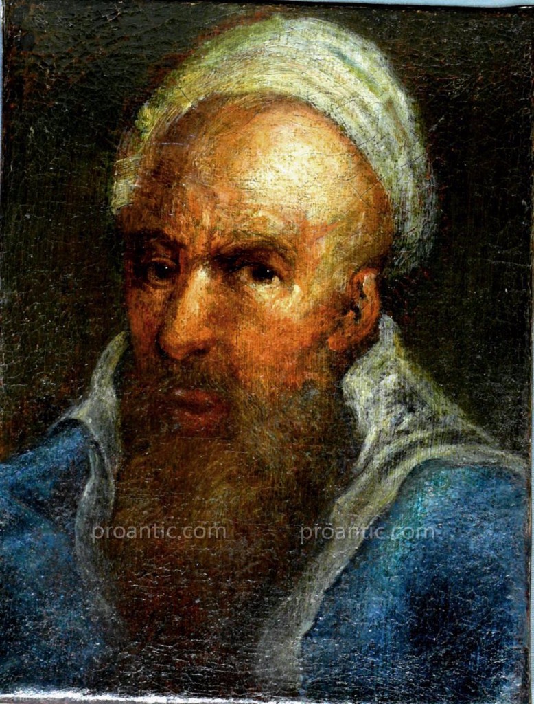 Table A The Oil On Canvas 'portrait Of A Man' XVII Century-photo-2