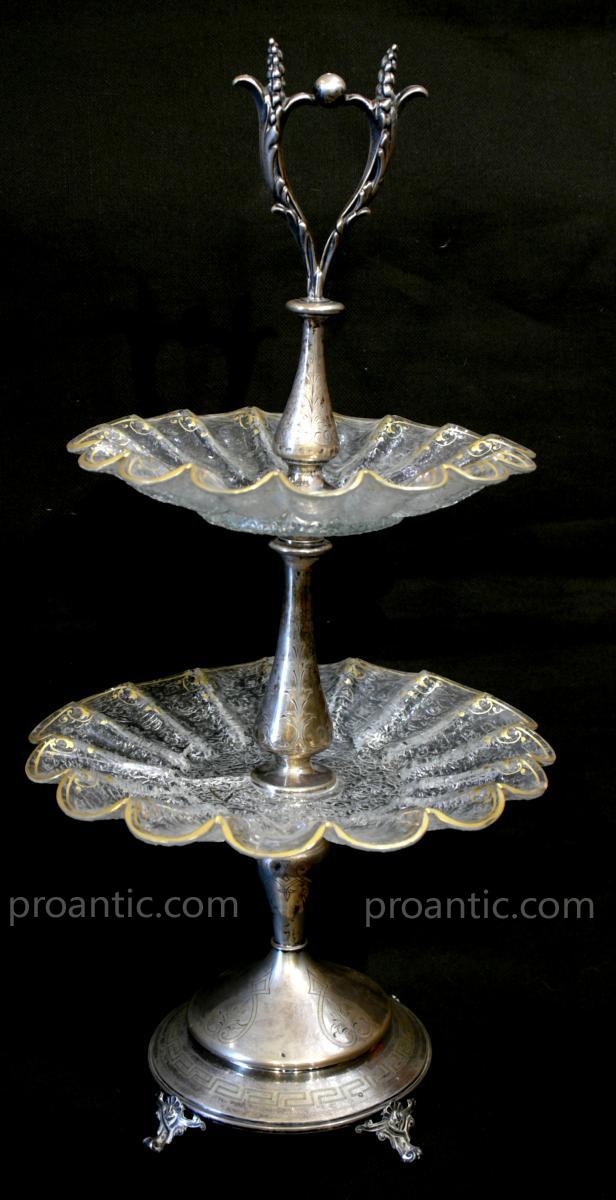 Shrug Argtent In A Three Trays Silver From Vienna