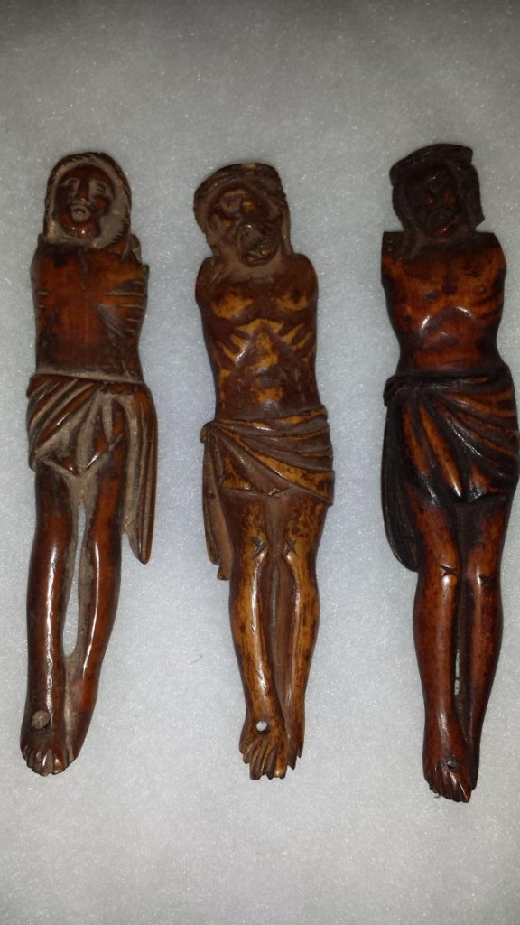 3 Old Figures 'christ' Goa, XVII / XVIII Century