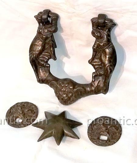 Renaissance Bronze Handle Sculpte '-photo-2