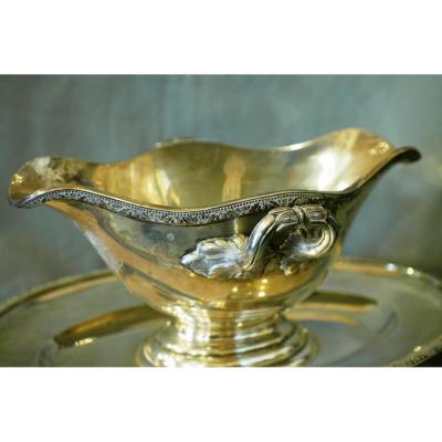 Pair Of Important Saussieres Silver 'klinkosch' -