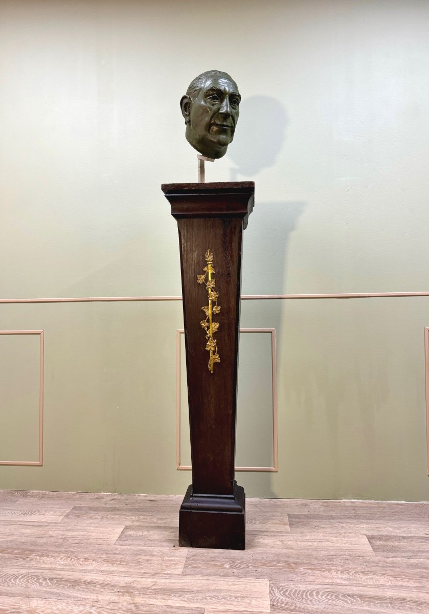 Gaine En Bois Naturel D’époque Empire XIXe Siècle