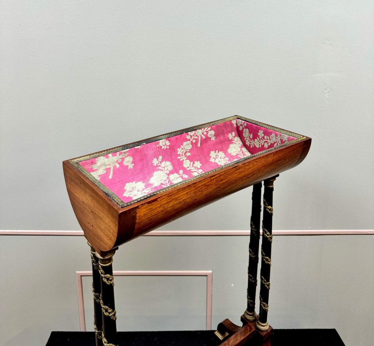 Mahogany Work Table In Empire Style 19th Century -photo-2
