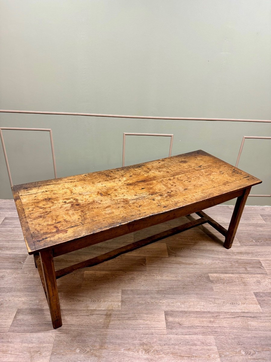 Farm Table In Natural Wood From The 18th Century -photo-5