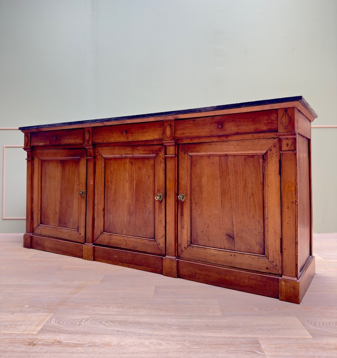 Sideboard In Cherry Wood From The Directoire Period XVIII Eme Century -photo-4