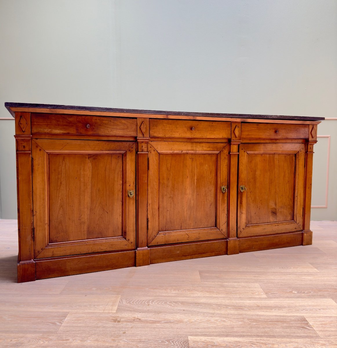Sideboard In Cherry Wood From The Directoire Period XVIII Eme Century 